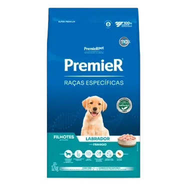 Racao Premier Racas Especificas Labrador Filhotes 12kg frente